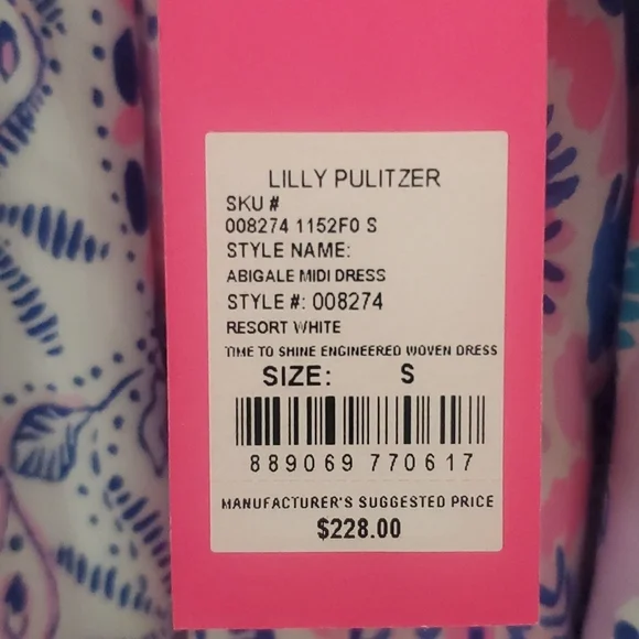 NWT Lilly Pulitzer Abegale Floral Maxi Dress S - Picture 10 of 13